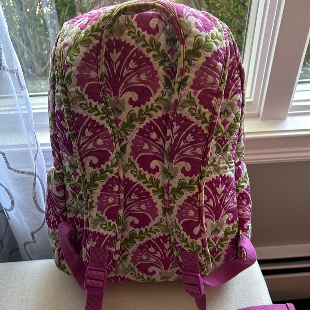 Vera Bradley Julep Tulip Quilted Laptop Backpack - Picture 5 of 11